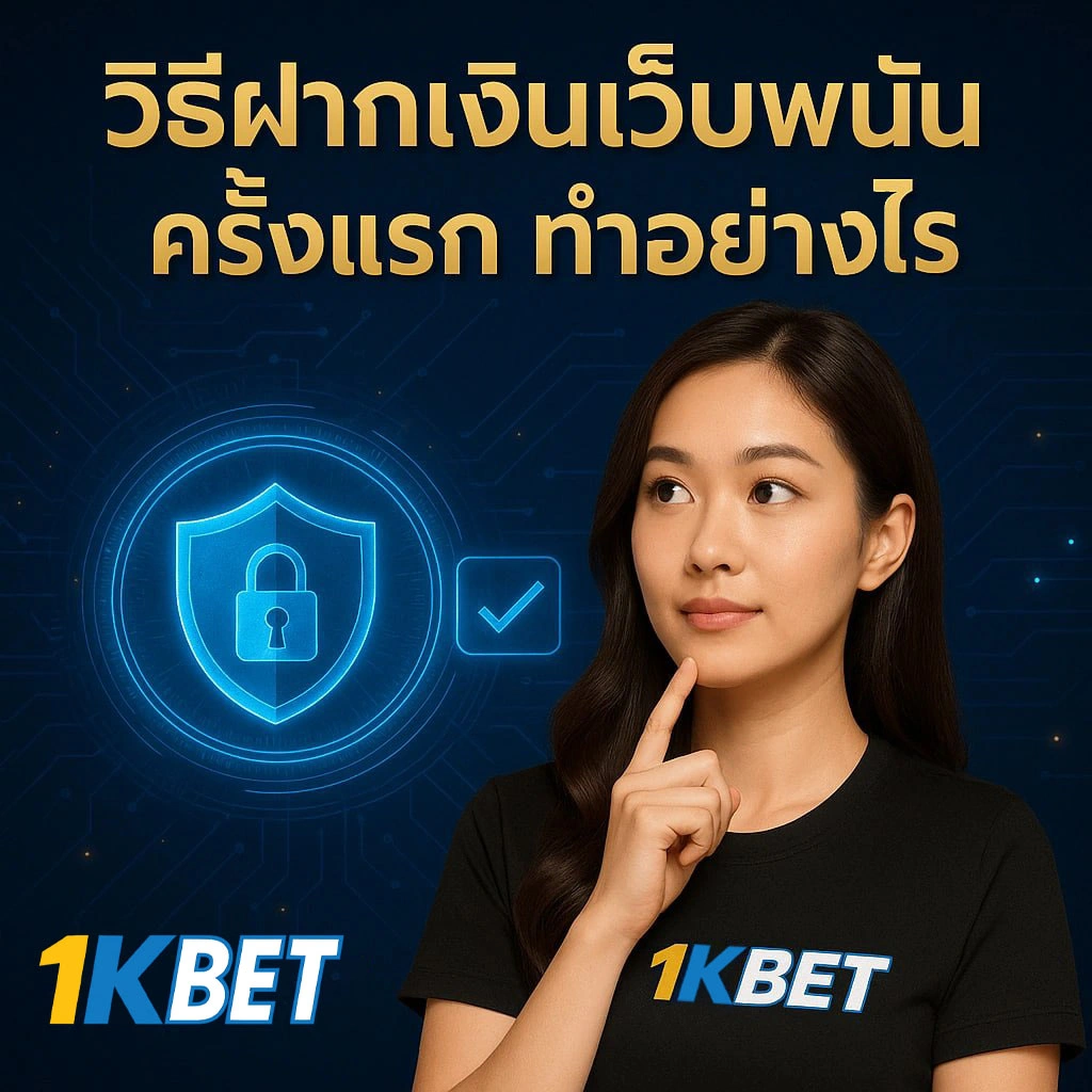 วิธีฝากเงินเข้าเว็บพนัน